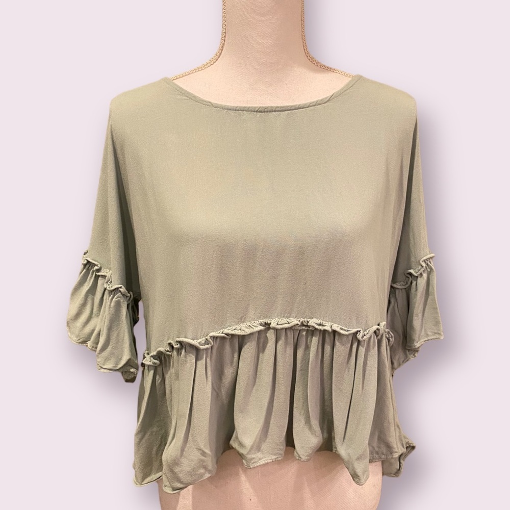 Farrow | Women’s | Shelly Ruffle Top | Size: L